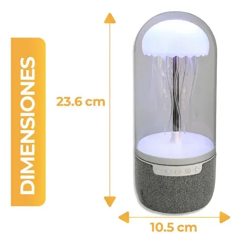 Lampara LED Medusa con Parlante Bluetooth